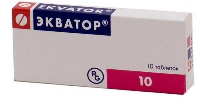 Упаковка таблеток Экватор